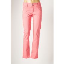 JENSEN - Pantalon droit rose en coton pour femme - Taille 38 - Modz
