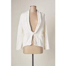 LAUREN VIDAL - Veste casual blanc en coton pour femme - Taille 42 - Modz