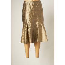 PAULE VASSEUR - Jupe mi-longue beige en soie pour femme - Taille 40 - Modz