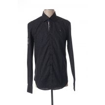 CAMBERABERO - Chemise manches longues noir en coton pour homme - Taille S - Modz