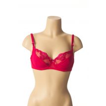 LOUISA BRACQ - Soutien-gorge rouge en polyamide pour femme - Taille 85D - Modz