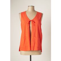 MELLEM - Débardeur orange en coton pour femme - Taille 48 - Modz