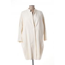 POMANDERE - Manteau court beige en lin pour femme - Taille 42 - Modz