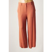 THEORY - Pantalon flare marron en soie pour femme - Taille 38 - Modz