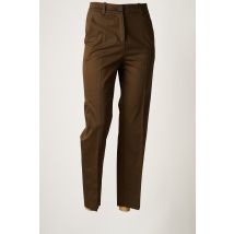 MANGO - Pantalon chino vert en coton pour femme - Taille 34 - Modz