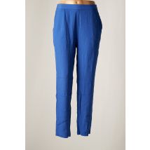 DAY OFF - Pantalon slim bleu en viscose pour femme - Taille 40 - Modz