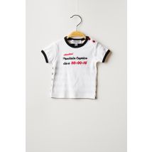 BULLE DE BB - T-shirt blanc en coton pour garçon - Taille 3 M - Modz