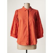 GARCIA - Chemisier orange en coton pour femme - Taille 34 - Modz