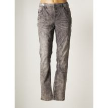 STREET ONE - Jeans coupe slim gris en coton pour femme - Taille W32 L32 - Modz