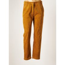 HARRIS WILSON - Pantalon droit jaune en coton pour femme - Taille 34 - Modz