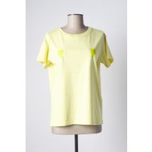 NUMPH - T-shirt jaune en coton pour femme - Taille 40 - Modz