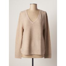 MARINA V - Pull beige en polyester pour femme - Taille 38 - Modz