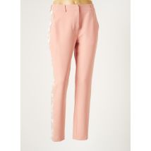 GREGORY PAT - Pantalon chino rose en polyester pour femme - Taille 40 - Modz