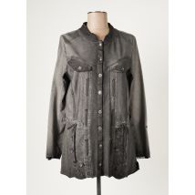 MERI & ESCA - Veste casual gris en coton pour femme - Taille 40 - Modz
