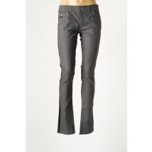 APRIL 77 - Pantalon droit gris en coton pour femme - Taille W30 - Modz