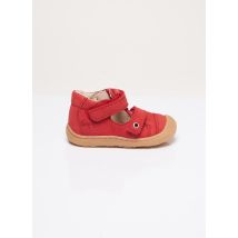 BOPY - Bottillons rouge en cuir pour fille - Taille 20 - Modz