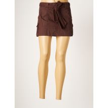 BLEND SHE - Mini-jupe marron en coton pour femme - Taille 38 - Modz