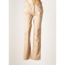 KANOPE - Pantalon droit beige en coton pour femme - Taille 42 - Modz