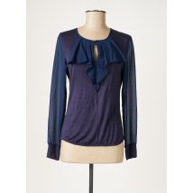 LESLIE - Top bleu en polyester pour femme - Taille 36 - Modz