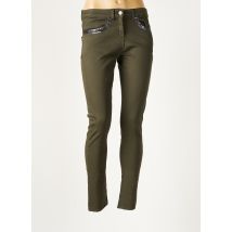 DIPLODOCUS - Pantalon slim vert en coton pour femme - Taille W26 - Modz