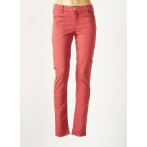 DENIM STUDIO - Pantalon slim rouge en coton pour femme - Taille W28 - Modz