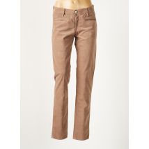 DENIM STUDIO - Pantalon slim beige en coton pour femme - Taille W32 - Modz