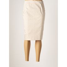 ATELIER GARDEUR - Jupe mi-longue beige en coton pour femme - Taille 44 - Modz