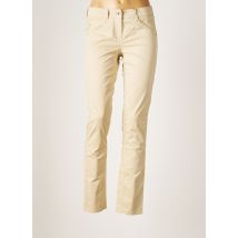 ATELIER GARDEUR - Pantalon slim beige en coton pour femme - Taille 34 - Modz