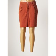 KANOPE - Jupe courte marron en coton pour femme - Taille 44 - Modz
