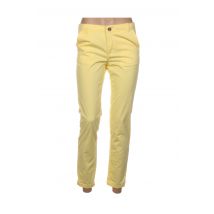 C'EST BEAU LA VIE - Pantalon slim jaune en coton pour femme - Taille 44 - Modz