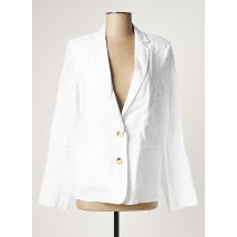 OUI - Blazer blanc en lin pour femme - Taille 42 - Modz