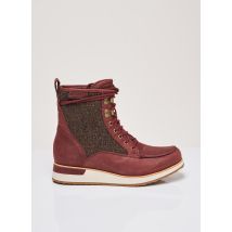 MERRELL - Bottines/Boots rouge en cuir pour femme - Taille 36 - Modz