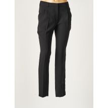 LAUREN VIDAL - Pantalon chino noir en polyester pour femme - Taille 38 - Modz