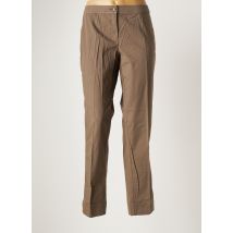 ELENA MIRO - Pantalon droit gris en coton pour femme - Taille 46 - Modz