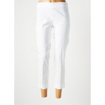 MARIA BELLENTANI - Pantalon 7/8 blanc en coton pour femme - Taille 38 - Modz