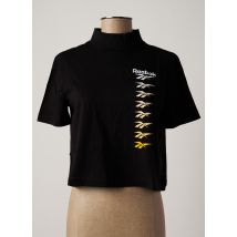 REEBOK - T-shirt noir en coton pour femme - Taille 42 - Modz