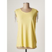 KOCCA - T-shirt jaune en coton pour femme - Taille 40 - Modz