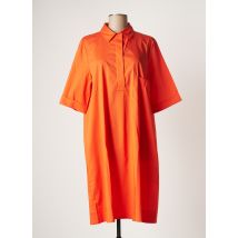 NINATI - Robe mi-longue orange en coton pour femme - Taille 38 - Modz