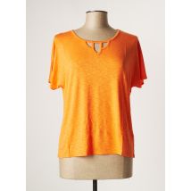 TELMAIL - T-shirt orange en viscose pour femme - Taille 42 - Modz