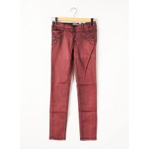 GARCIA - Jeans coupe slim rouge en coton pour fille - Taille 14 A - Modz