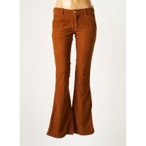 REIKO - Pantalon flare marron en coton pour femme - Taille W26 - Modz