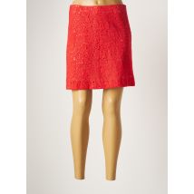 PABLO - Jupe courte rouge en coton pour femme - Taille 36 - Modz