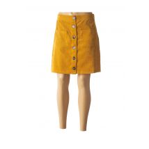 MINSK - Jupe courte jaune en polyester pour femme - Taille 40 - Modz