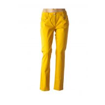 MADO ET LES AUTRES - Pantalon droit jaune en modal pour femme - Taille 38 - Modz