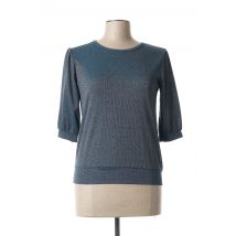 MINSK - Top bleu en viscose pour femme - Taille 36 - Modz