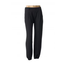 MINSK - Pantalon droit noir en polyester pour femme - Taille 40 - Modz