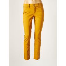 HAPPY - Pantalon droit jaune en coton pour femme - Taille W26 - Modz