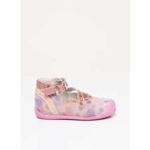 LITTLE MARY - Ballerines rose en cuir pour fille - Taille 19 - Modz