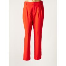 DELUXE - Pantalon chino orange en polyester pour femme - Taille 40 - Modz