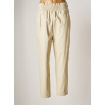 RELISH - Pantalon droit beige en polyurethane pour femme - Taille 38 - Modz